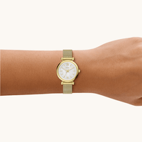 Fossil Carlie Gold Tone Watch ES5462 Watches Fossil 