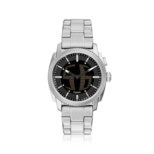 Fossil Machine Big Tic Silver Tone Watch FS6155 Watches Fossil 
