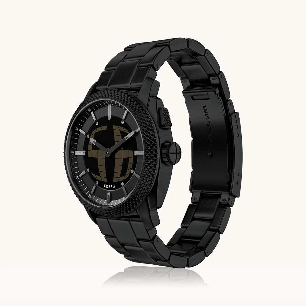 Fossil Machine Big Tic Black Tone Watch FS6156 Watches Fossil 