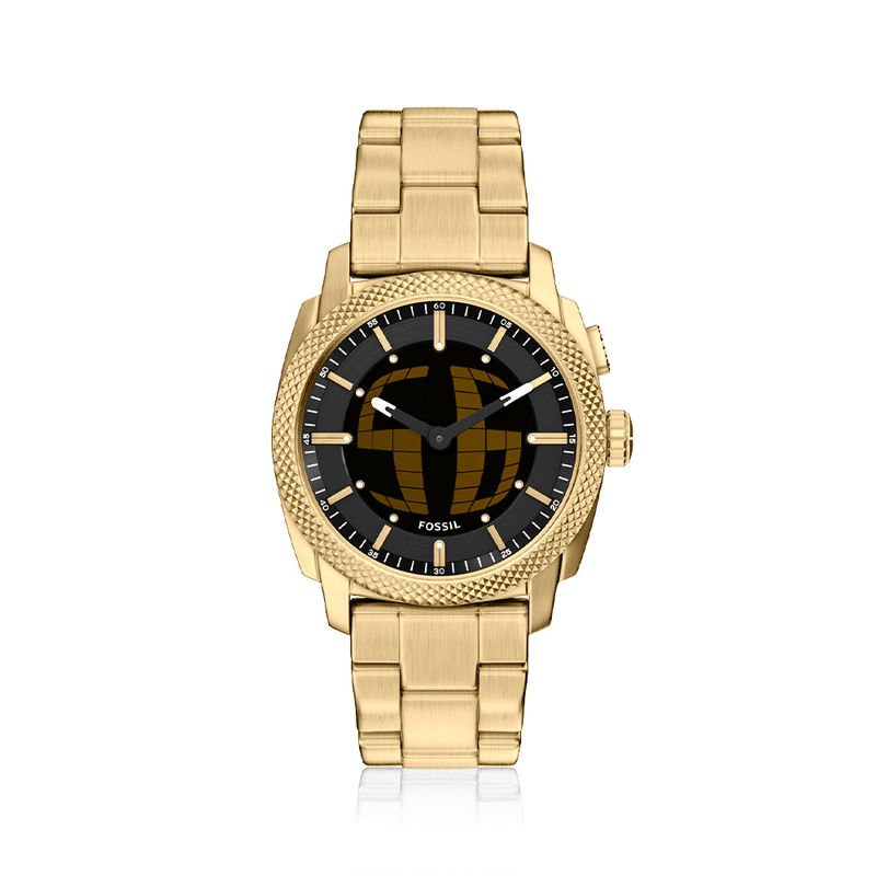 Fossil Machine Big Tic Gold Tone Watch FS6157 – Bevilles Jewellers