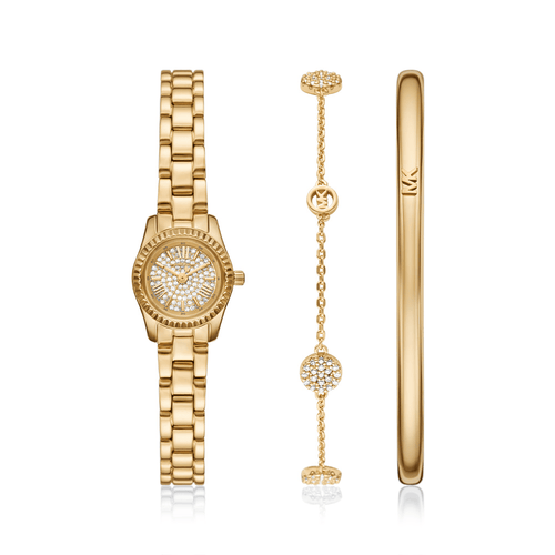 Michael Kors Lexington Gold Tone Gift Set MK4944SET Watches Michael Kors 