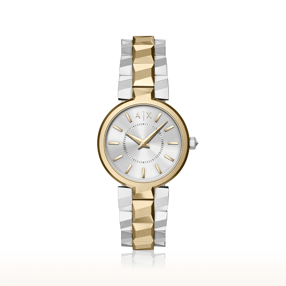 Armani Exchange Audora Two-Tone Watch AX4406 Watches Armani Exchange 