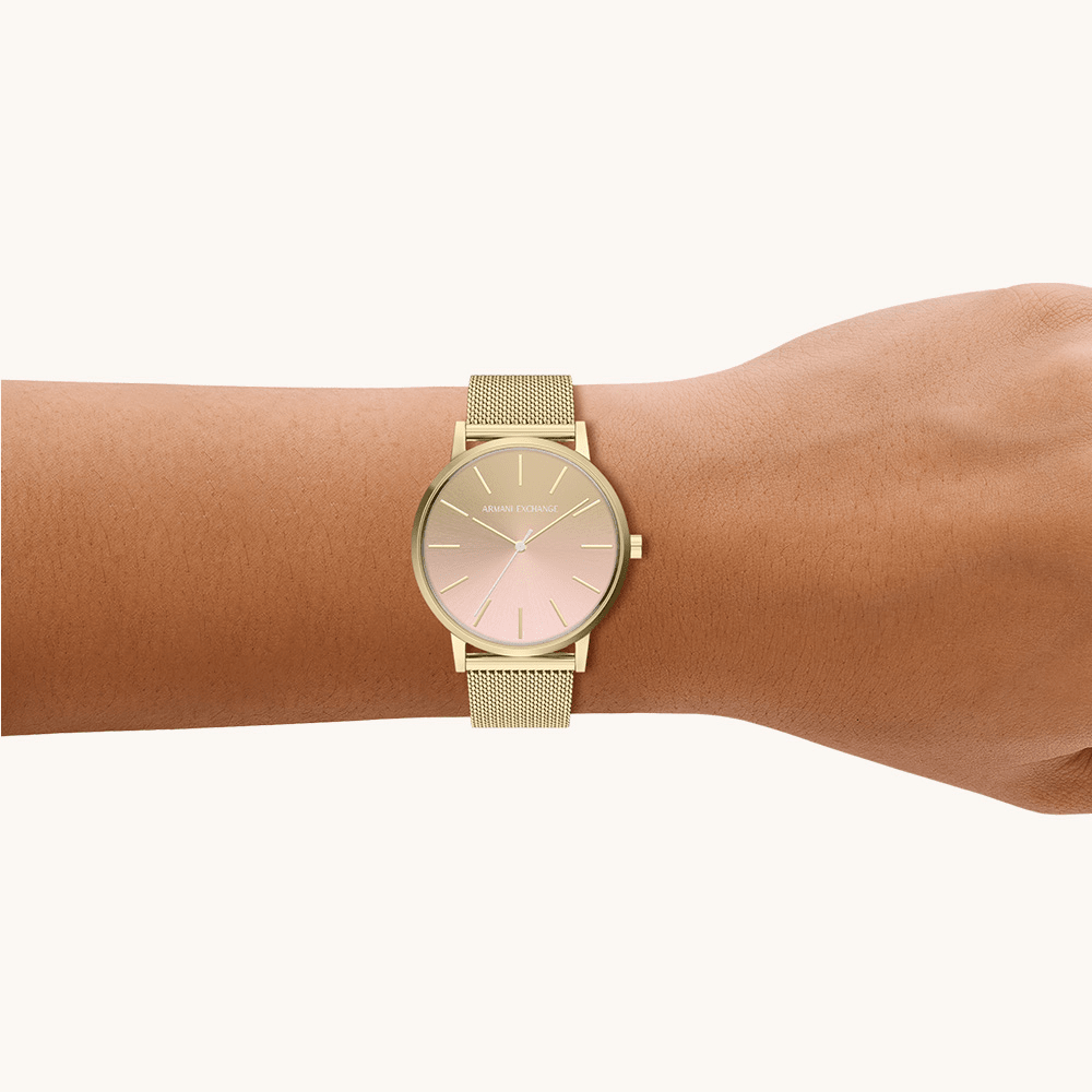 Armani Exchange Lola Gold Tone WatchAX5619 Watches Armani Exchange 