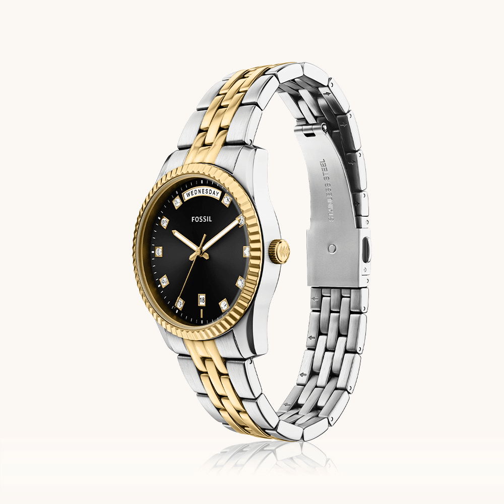 Fossil Scarlette Two-Tone Watch ES5458 Watches Fossil 