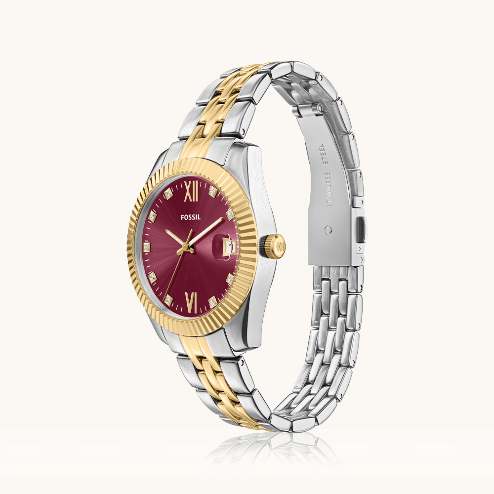 Fossil Scarlette Two-Tone Watch ES5461 Watches Fossil 