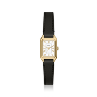 Fossil Raquel Black Leather Watch ES5470 Watches Fossil 
