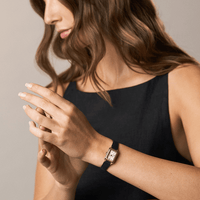 Fossil Raquel Black Leather Watch ES5470 Watches Fossil 
