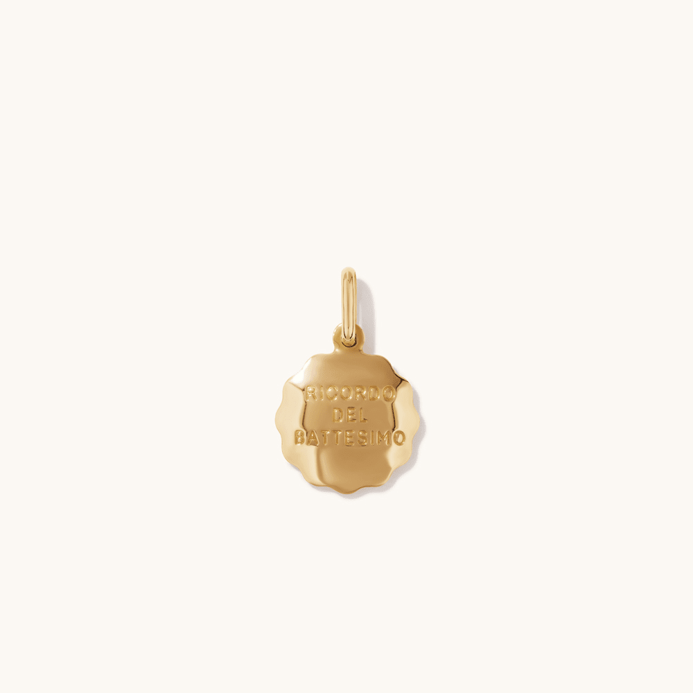 19mm Baptism Pendant in 9kt Yellow Gold Pendants Bevilles 
