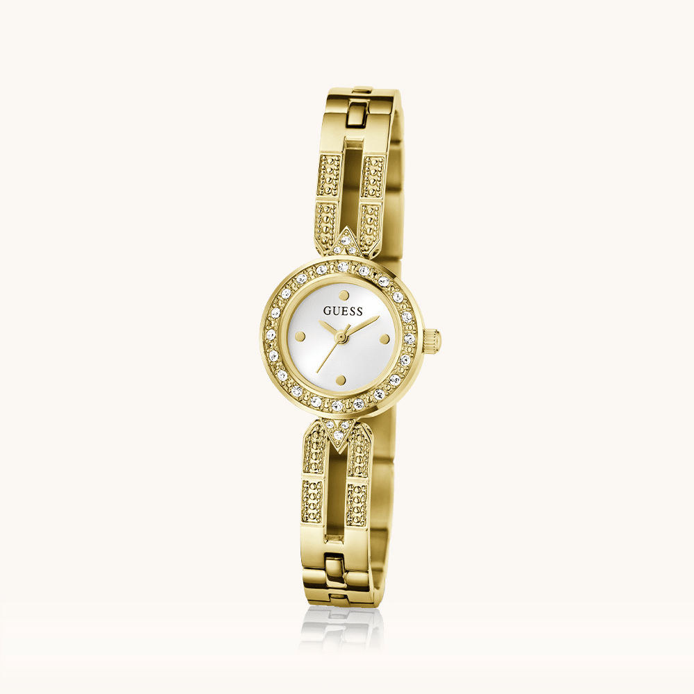Guess Cassidy Crystal Set Gold Tone Watch GW1016L2 Watches Guess 