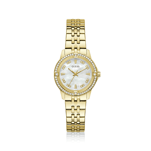 Guess Collette Crystal Set Gold Tone Watch GW1027L2 Watches Guess 