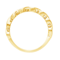 Twist Ring with 0.33tw of Laboratory-Grown Diamonds in 9kt Yellow Gold Rings Bevilles 