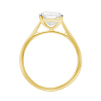 3.00ct Radiant Solitaire Laboratory-Grown Diamond Ring in 9kt Yellow Gold Rings Bevilles 