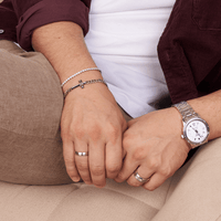 20cm Cross Bracelet in Stainless Steel Bracelets Bevilles 