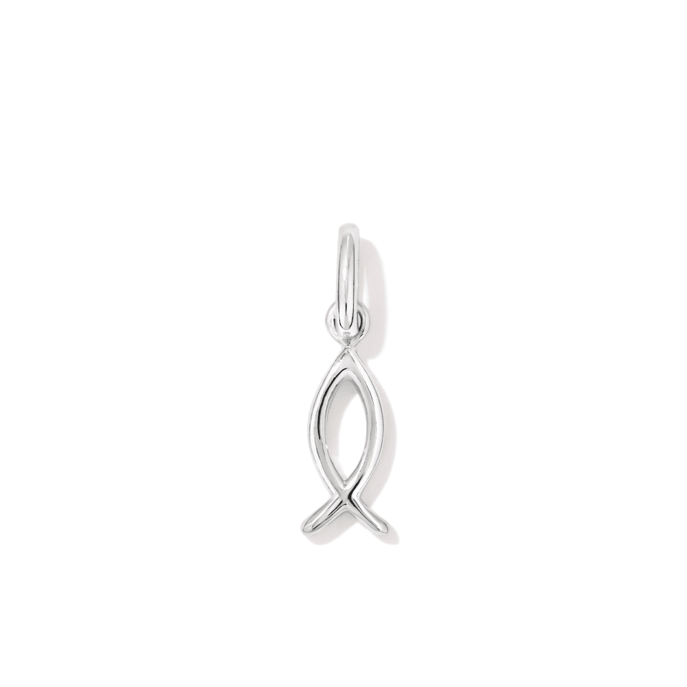 Ichthys Fish Pendant in Sterling Silver Pendants Bevilles 