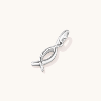 Ichthys Fish Pendant in Sterling Silver Pendants Bevilles 