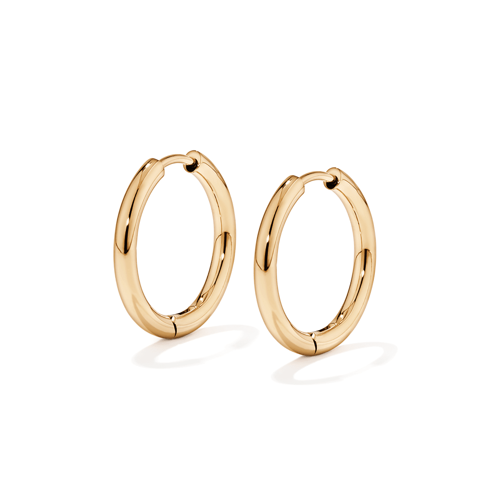 20mm Huggies in PVD Stainless Steel Earrings Bevilles 