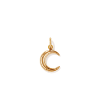 Cresent Moon Pendant in 9kt Bonded Gold Silver Filled Pendants Bevilles 