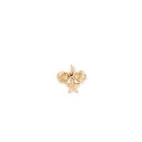 Sea Shell Charm Pendant in 9kt Bonded Gold Silver Filled Pendants Bevilles 