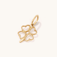 Clover Pendant in 9kt Bonded Gold Silver Filled Pendants Bevilles 