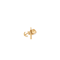 Faith Pendant in 9kt Bonded Gold Silver Filled Pendants Bevilles 