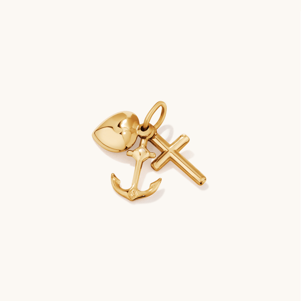 Faith Pendant in 9kt Bonded Gold Silver Filled Pendants Bevilles 