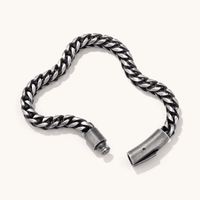 55cm Wheat Chain in Antique Finish Stainless Steel Necklaces Bevilles 