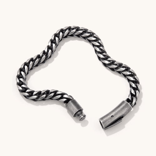 55cm Wheat Chain in Antique Finish Stainless Steel Necklaces Bevilles 