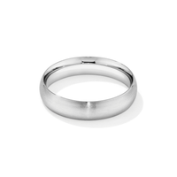 5mm Rounded Edge Ring in Stainless Steel Rings Bevilles 