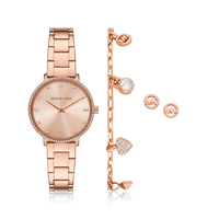 Michael Kors Pyper Rose Gold Tone Watch Set MK7645SET Watches Michael Kors 