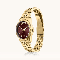 Fossil Scarlette Gold Tone Watch ES5514 Watches Fossil 