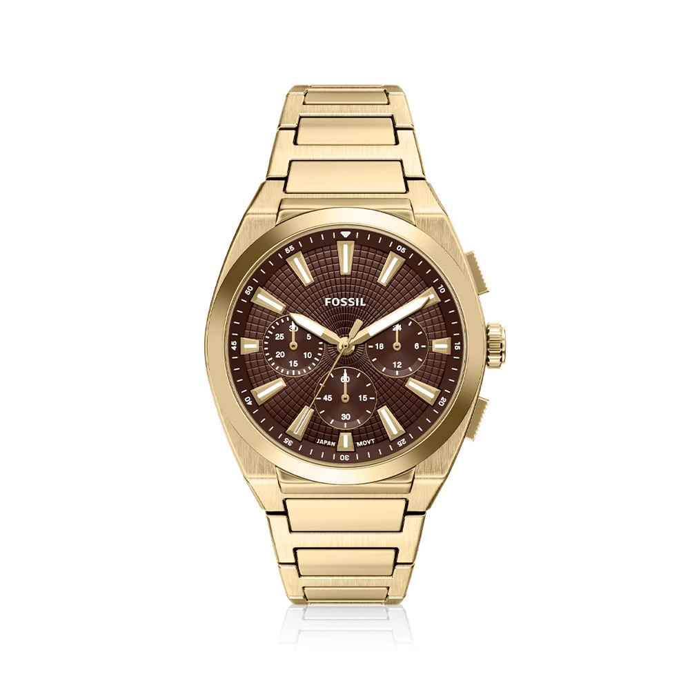 Fossil Everett Chronograph Gold Tone Watch FS6184 Watches Fossil 