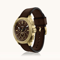 Fossil Machine Brown Leather Watch FS6188 Watches Fossil 