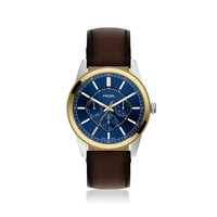 Fossil Pearson Chronograph Leather Watch FS6195 Watches Fossil 