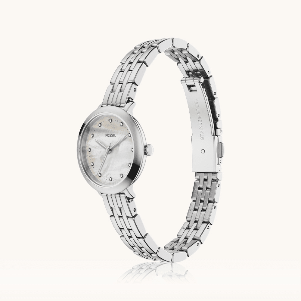 Fossil Heidi Silver Tone Watch ES5499 Watches Fossil 