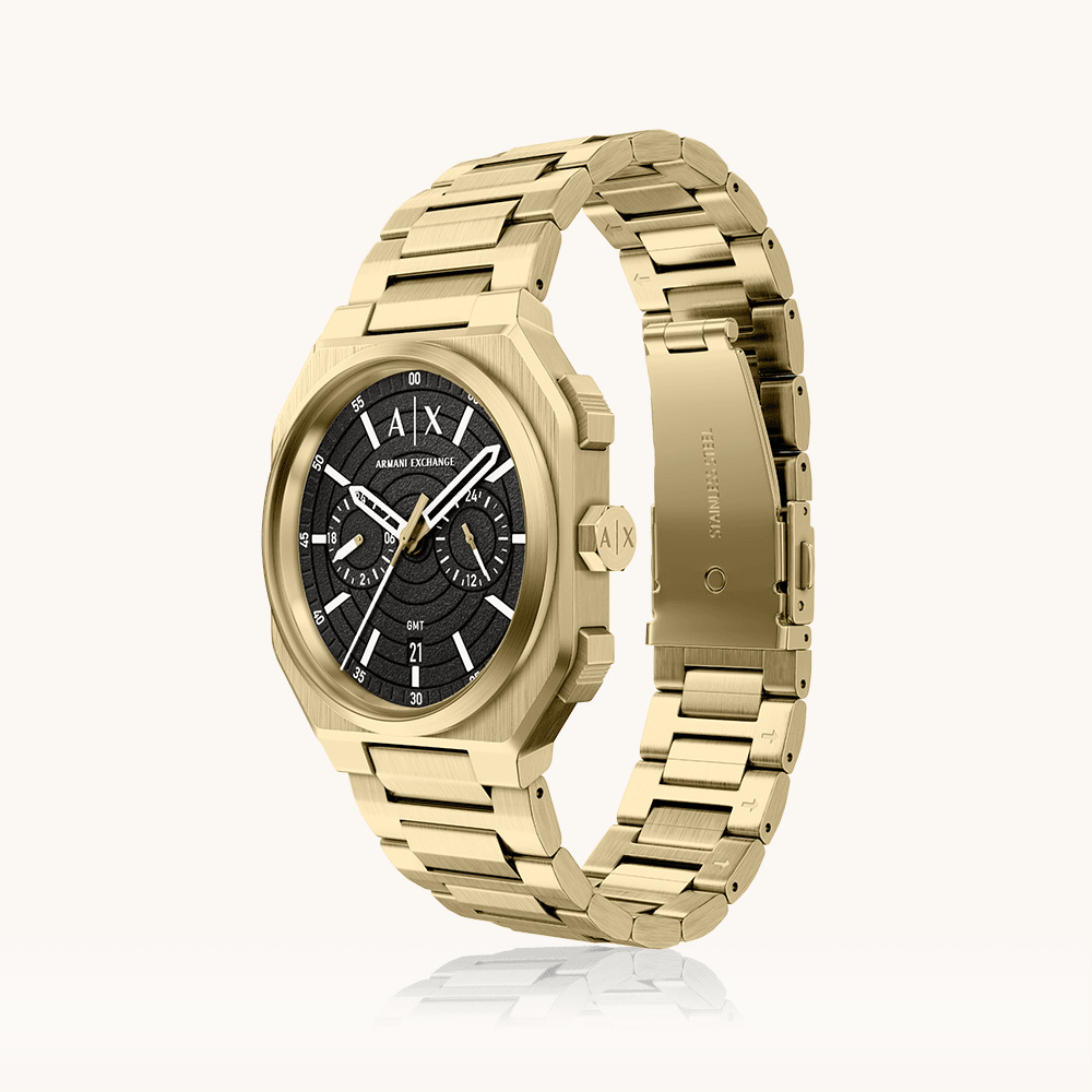 Armani Exchange Bass Gold Tone Watch AX1476 Watches Armani Exchange 