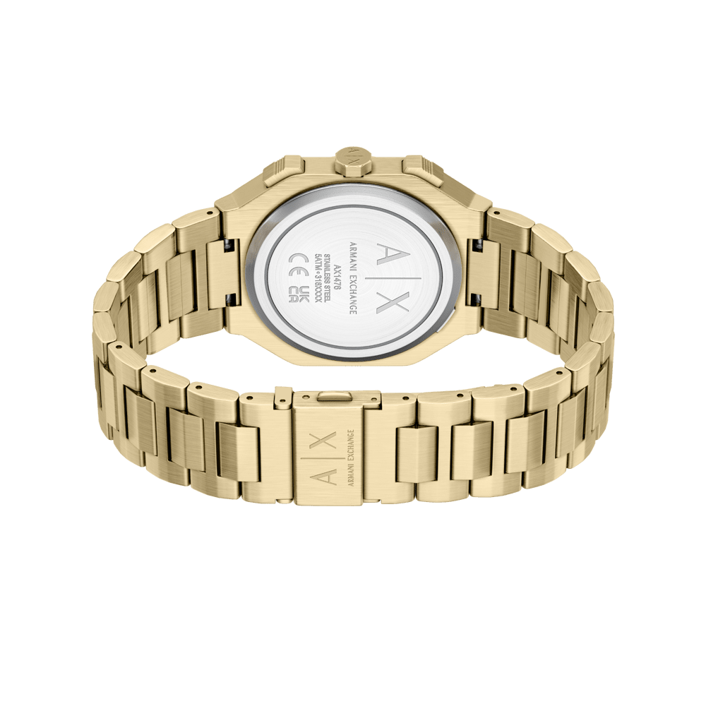 Armani Exchange Bass Gold Tone Watch AX1476 Watches Armani Exchange 