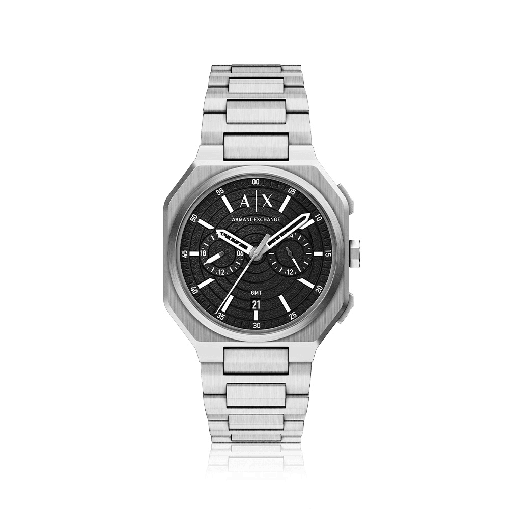 Armani Exchange Bass Silver Tone Watch AX1475 Watches Armani Exchange 