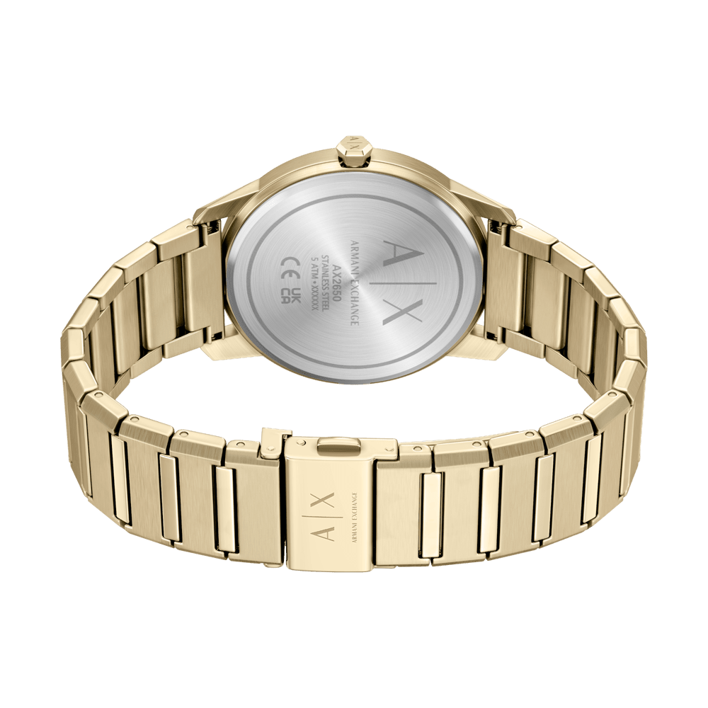 Armani Exchange Clarke Gold Tone Watch AX2650 Watches Armani Exchange 