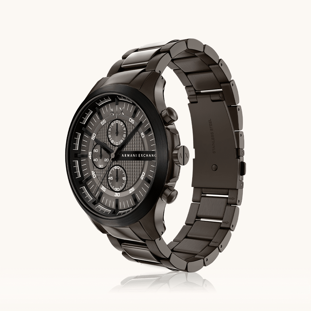 Armani Exchange Hampton Black Tone Watch AX2467 Watches Armani Exchange 