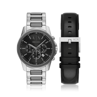 Armani Exchange Banks Two-Tone Watch Set AX7181SET Watches Armani Exchange 