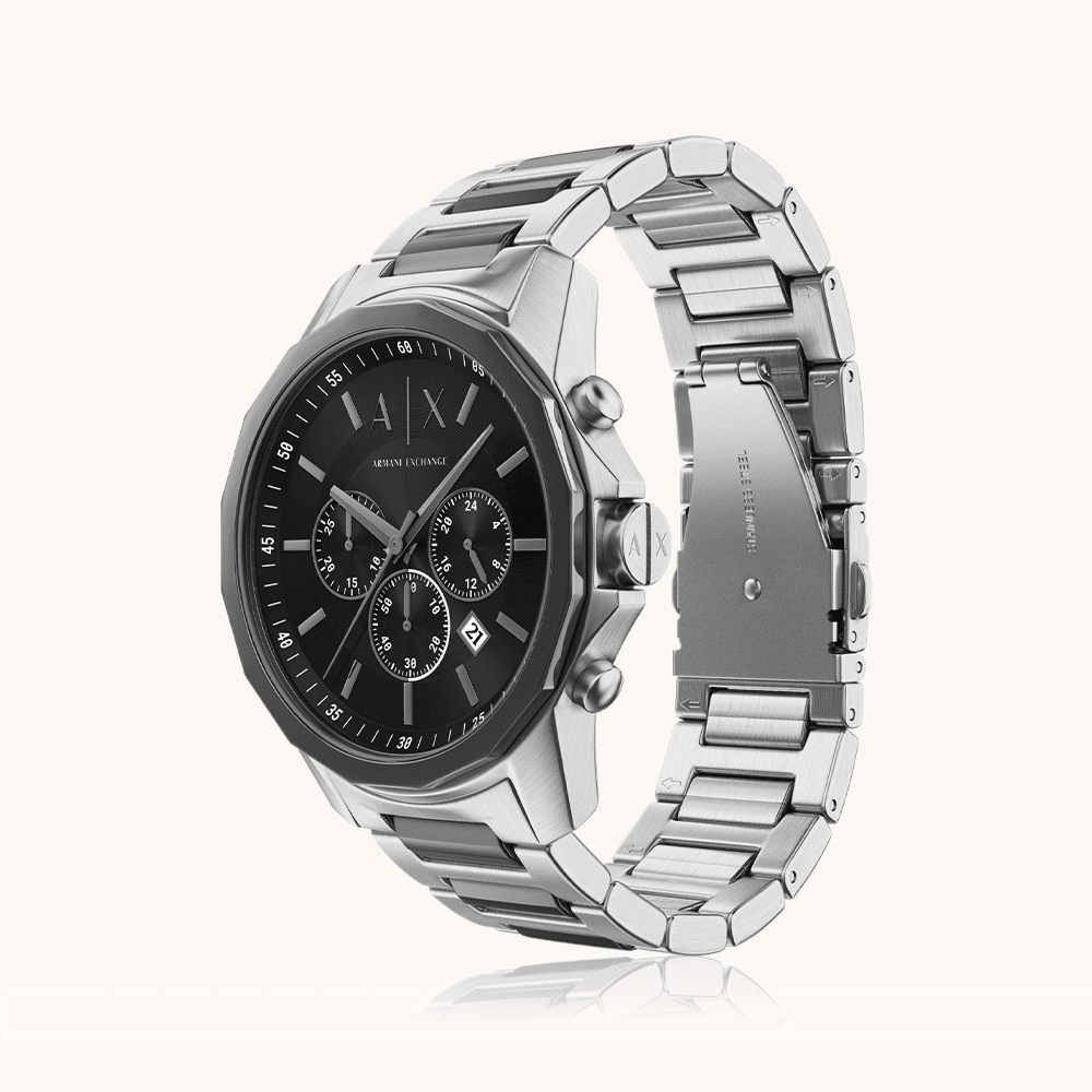 Armani Exchange Banks Two-Tone Watch Set AX7181SET Watches Armani Exchange 