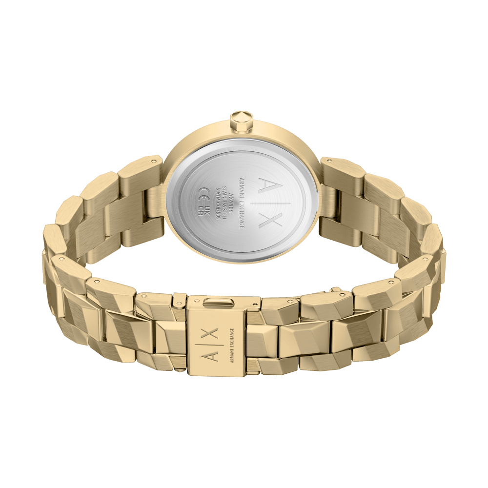 Armani Exchange Audora Gold Tone Watch AX4409 Watches Armani Exchange 