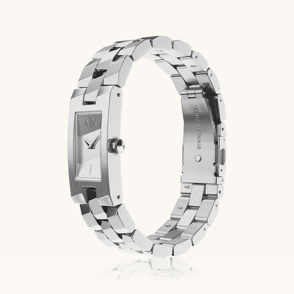 Armani Exchange Aria Silver Tone Watch AX4700 Watches Armani Exchange 