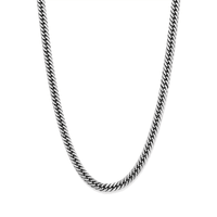 55cm Curb 9mm Chain in Stainless Steel Necklaces Bevilles 