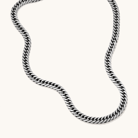 55cm Curb 9mm Chain in Stainless Steel Necklaces Bevilles 