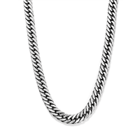 60cm Curb 14mm Chain in Stainless Steel Necklaces Bevilles 