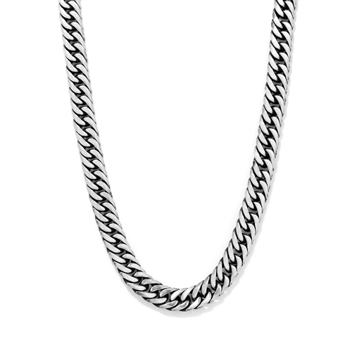 60cm Curb 14mm Chain in Stainless Steel Necklaces Bevilles 