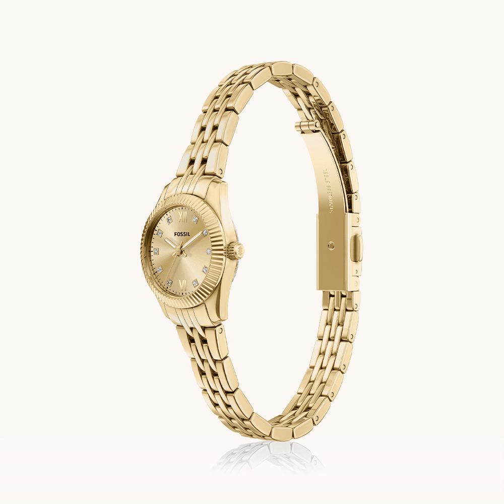 Fossil Scarlette Gold Tone Watch ES5474 Watches Fossil 