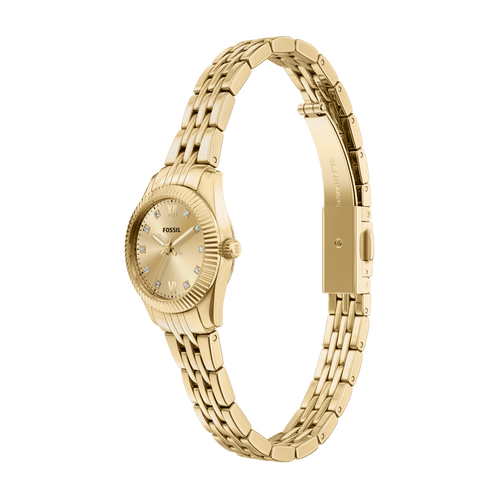 Fossil Scarlette Gold Tone Watch ES5474 Watches Fossil 