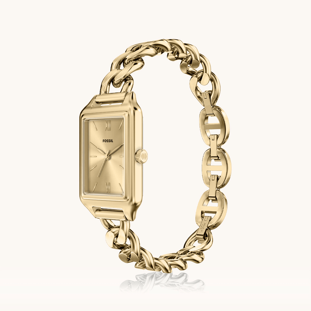 Fossil Raquel Gold Tone Watch ES5478 Watches Fossil 